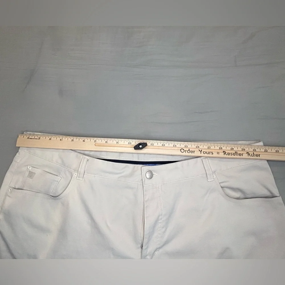 Peter‎ Millar eb66 five pocket performance Golf Pants Men’s 42x27 Tan